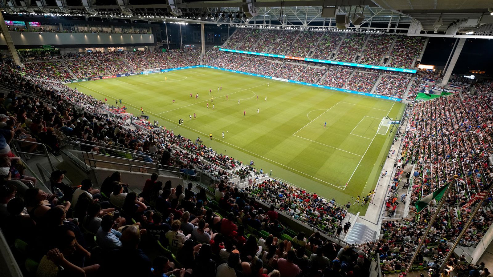 <strong>Q2 Stadium (Austin, Texas) - Kapazität: 20.738</strong><br>Wieder ein ein reines Fußballstadion. Die Fußball-Franchise Austin FC ist hier zu Hause.