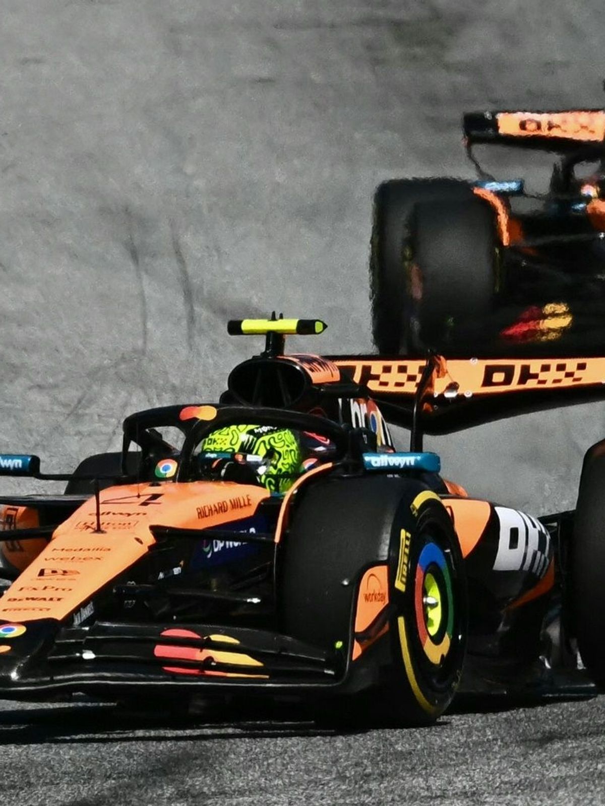 Lando Norris hielt dem Druck von Oscar Piastri stand