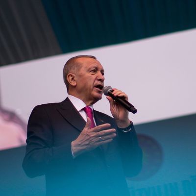 Der türkische Präsident Recep Tayyip Erdogan bei einem Wahlkampfauftritt