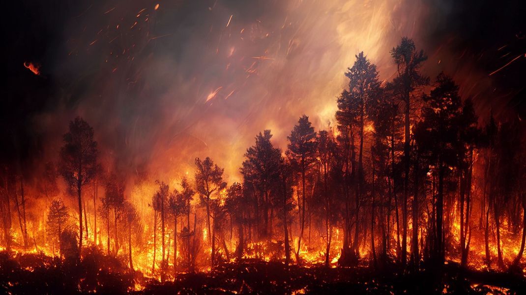 Brennende Wälder: Im Zuge des Klimawandels erleben Europa und die Welt immer extremere Hitze- und Dürreperioden.