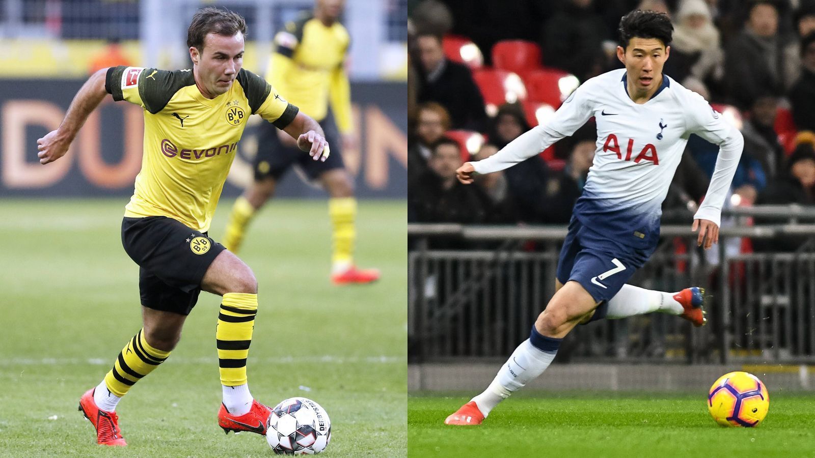 
                <strong>Angriff: Mario Götze vs. Heung-min Son </strong><br>
                Mario Götze hat nach schwierigem Saisonbeginn seine Rolle beim BVB gefunden. Er arbeitet extrem viel für die Mannschaft, ist sehr laufstark und sorgt vereinzelt auch wieder für kreative Momente und Torgefahr. Allerdings ist er längst nicht so effektiv wie der ehemalige HSV- und Leverkusen-Profi Son, der sich in einer herausragenden Form befindet und alleine bei seinen letzten 13 Ligaeinsätzen elf Tore erzielte. Also: 7:4 für Tottenham.
              