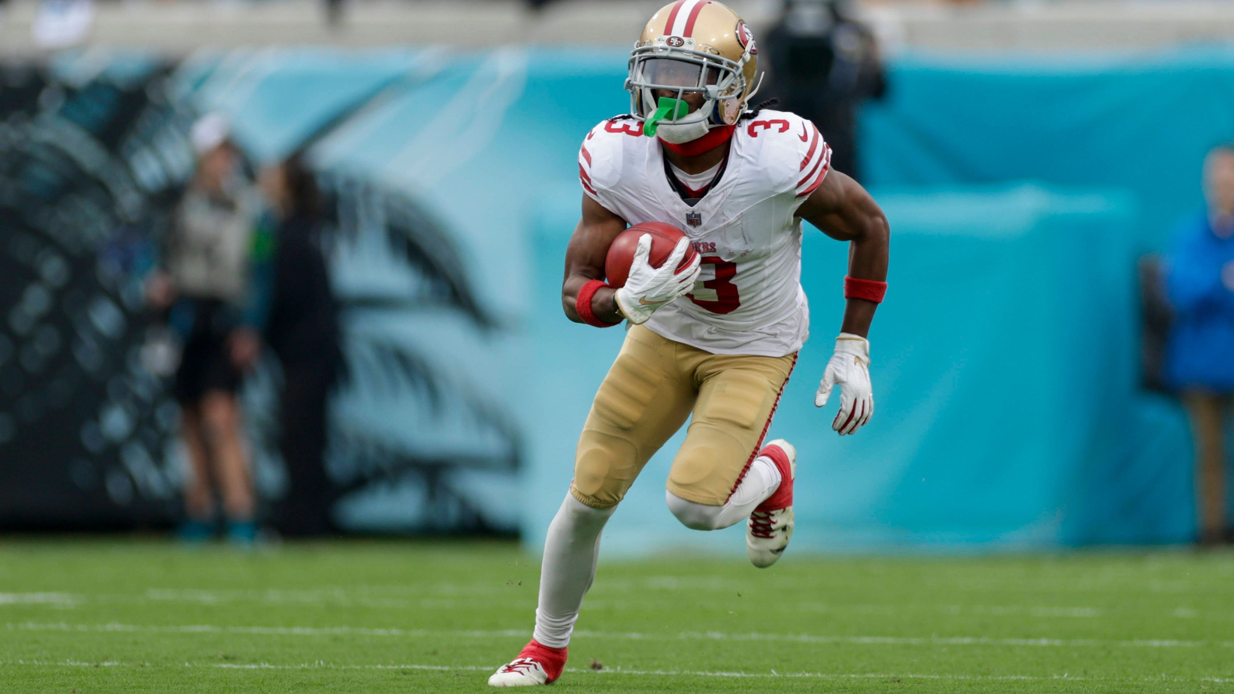 <strong>Wide Receiver 2: Ray-Ray McCloud (San Francisco 49ers)</strong><br>Catches: 12<br>Receiving Yards:&nbsp;135<br>Touchdowns:&nbsp;0