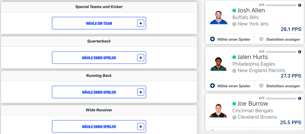 NFL Fantasy Manager: So funktioniert das Spiel