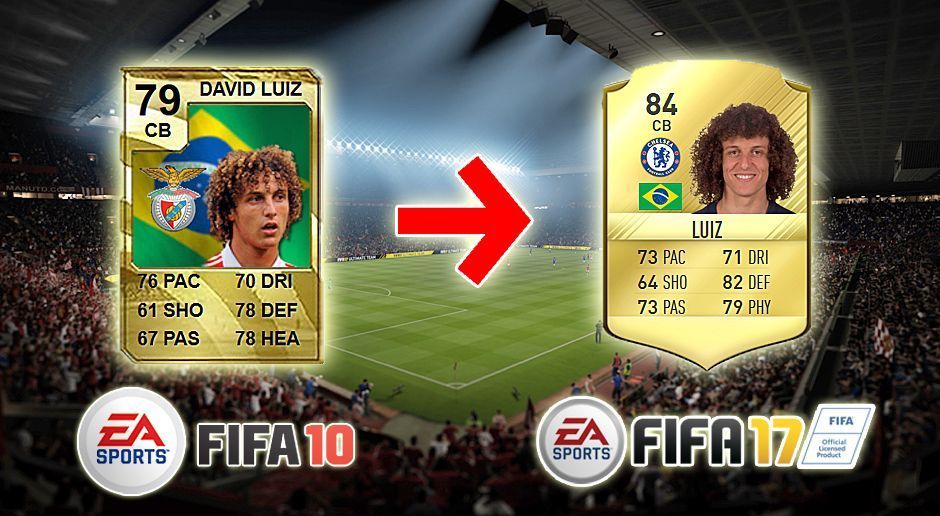 
                <strong>David Luiz (FIFA 10 - FIFA 17)</strong><br>
                David Luiz (FIFA 10 - FIFA 17)
              