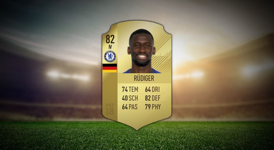 
                <strong>IV: Antonio Rüdiger – FC Chelsea</strong><br>
                Knapp unter 3000 Münzen werden für den deutschen Nationalspieler Antonio Rüdiger fällig. Sein Bestwert ist eine 82 in der Verteidigung.
              