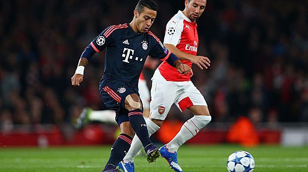 
                <strong>Thiago</strong><br>
                Thiago: Der Spanier war einmal mehr der Antreiber der Bayern im Mittelfeld, konnte dem Spiel aber nicht wie zuletzt seinen Stempel aufdrücken. Auch das war ein Grund für die erste Pflichtspiel-Niederlage der Bayern in dieser Saison. ran-Note: 3
              