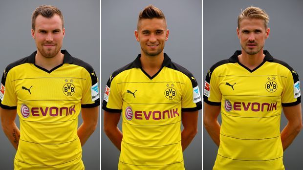 
                <strong>Kevin Großkreutz, Moritz Leitner, Oliver Kirch (Borussia Dortmund)</strong><br>
                Borussia Dortmund: Kevin Großkreutz beklagt Kommunikationsprobleme bezüglich seines Vertrags und Moritz Leitner scheint dem großen Konkurrenkampf im defensiven Mittelfeld nicht gewachsen zu sein. Des Weiteren würde der BVB Oliver Kirch bei einem Angebot keine Steine in den Weg legen.
              