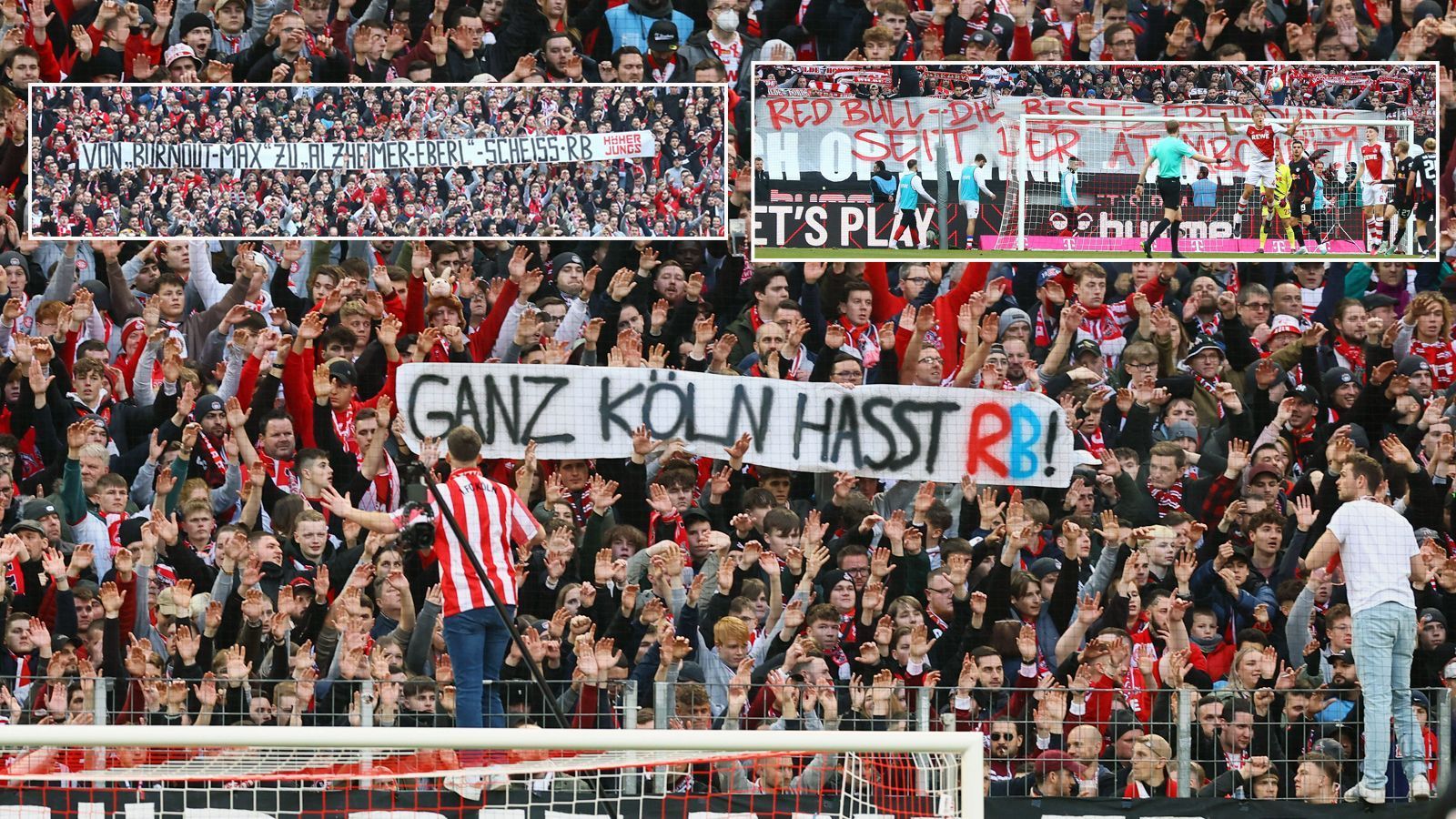 
                <strong>In Köln: Geschmacklose Proteste gegen RB Leipzig</strong><br>
                Im Rahmen des torlosen Unentschiedens zwischen dem 1. FC Köln und RB Leipzig gab es am 19. Spieltag teilweise sehr niveaulose Schmähungen gegen die Sachsen und vor allem deren Sport-Geschäftsführer Max Eberl. Die Verantwortlichen der Rheinländer entschuldigten sich umgehend bei Eberl. 
              