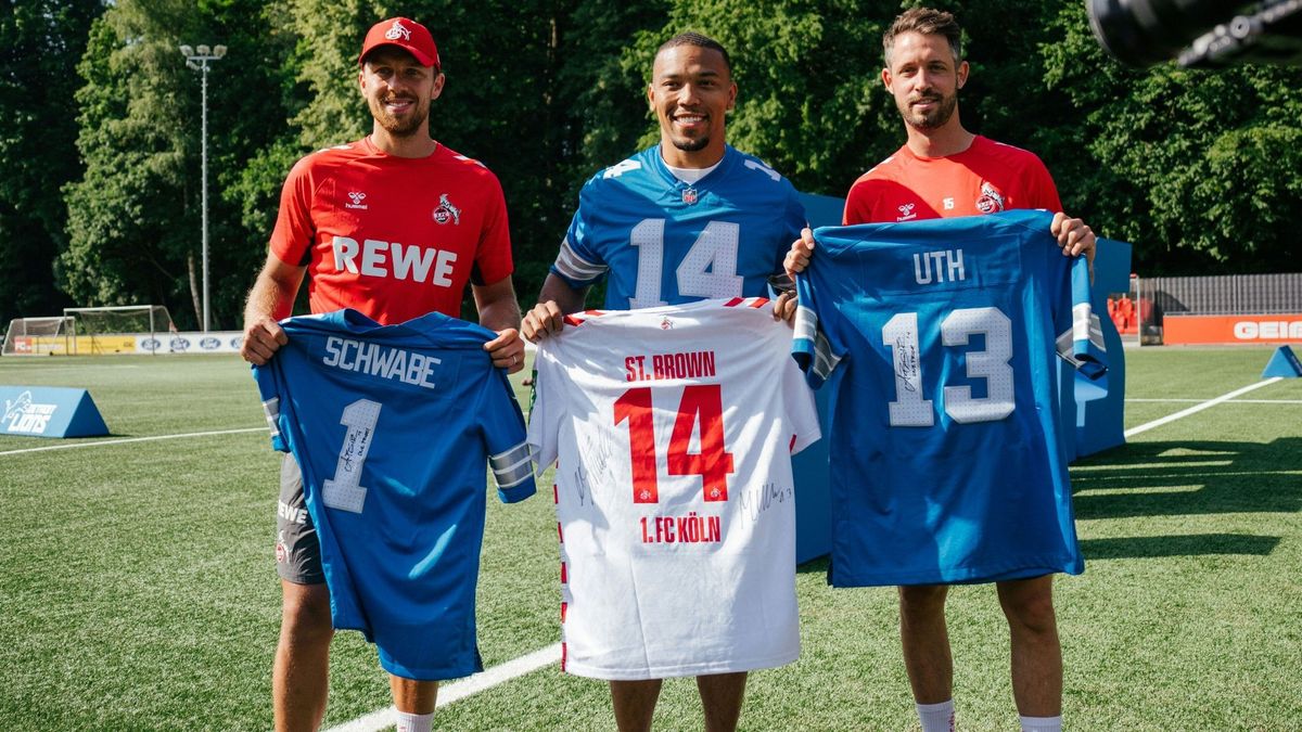Amon-Ra St. Brown zu Besuch in Köln