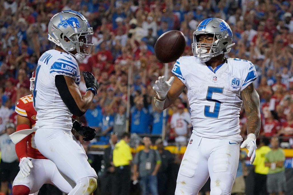 Sensationeller NFLSaisonstart Detroit Lions besiegen Kansas City Chiefs