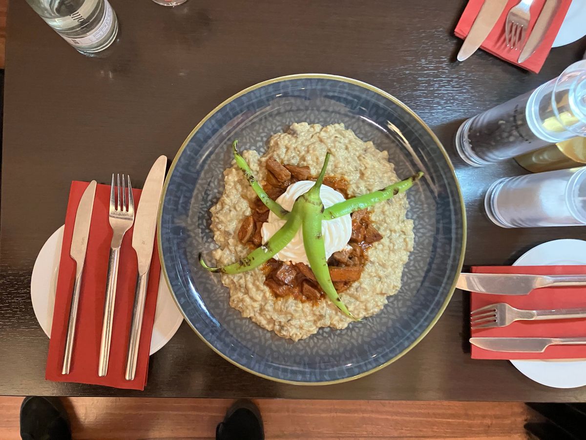 Lammrücken mit Parmesan-Spinat