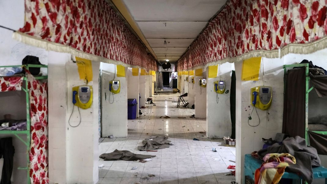 Dieses von der Nachrichtenagentur Mizan veröffentlichte Foto zeigt den Ort von Zusammenstößen in einer Abteilung des Evin-Gefängnisses 