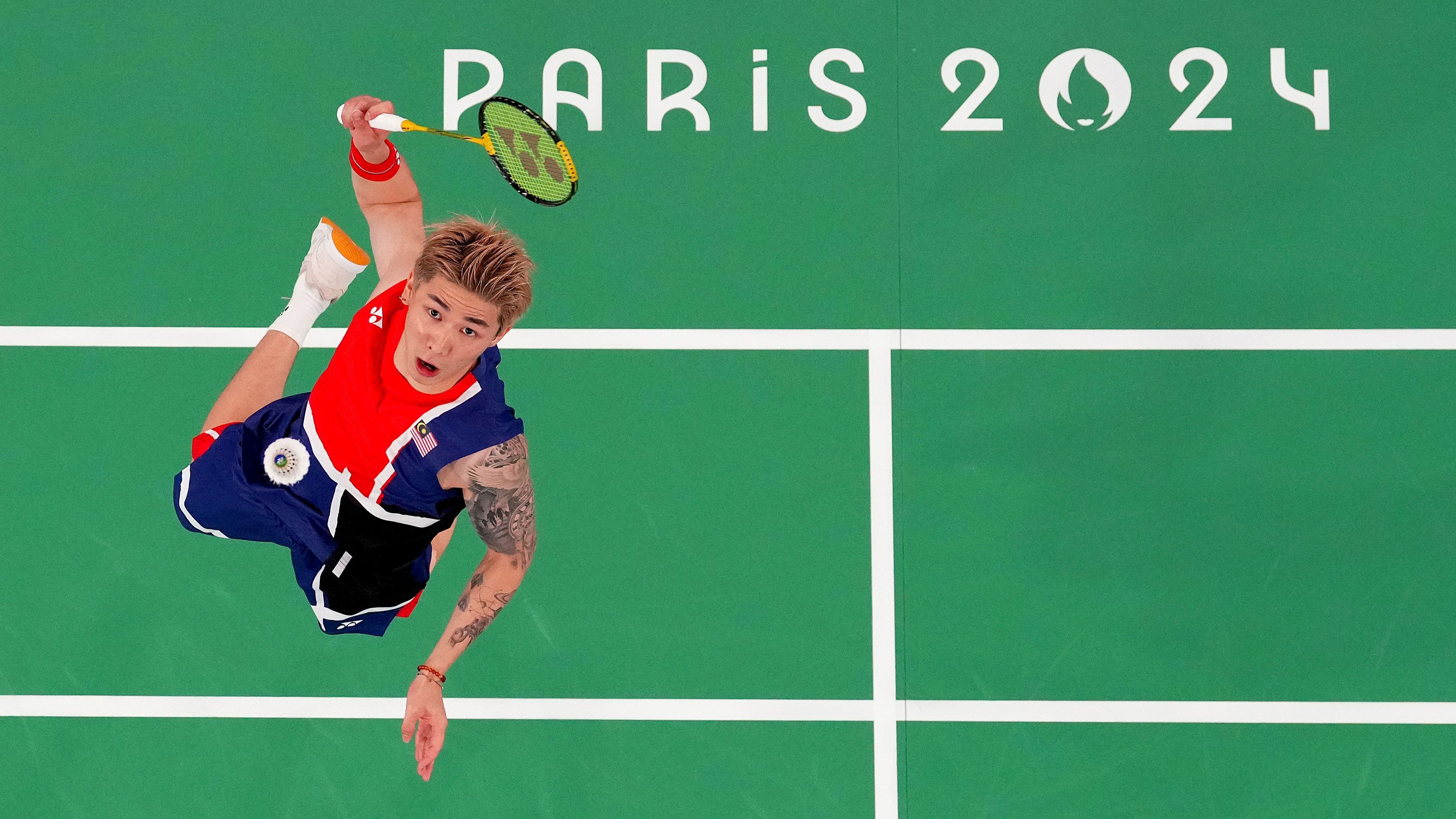 <strong>Olympia 2024: Die besten Bilder des dritten Tages</strong><br>Spektakuläre Bilder und Spiele gab es am Montag auch aus den Badminton-Hallen bei den Olympischen Spielen in Paris.