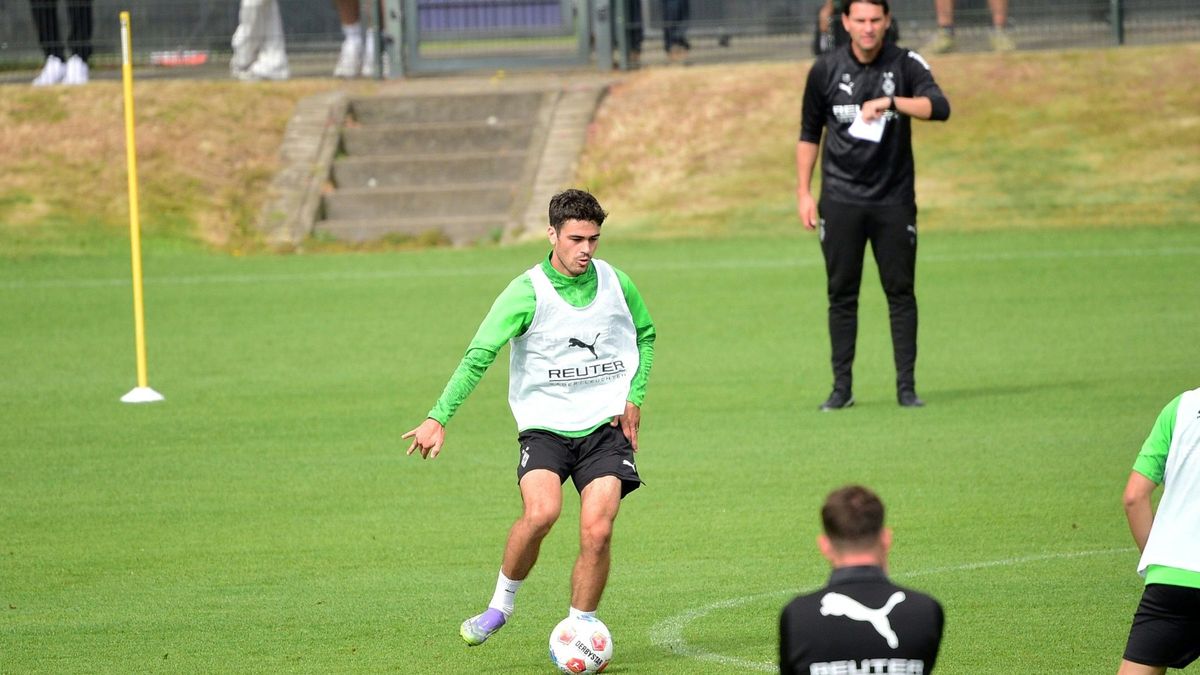 Giovanni Reyna im Gladbach-Training