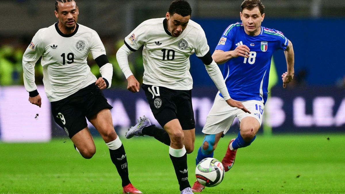 Leroy Sané (l.) und Jamal Musiala