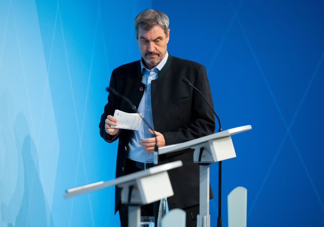 CSU-Chef Söder hat nach der gescheiterten Kanzlerwahl zu vernünftigem Handeln aufgerufen.