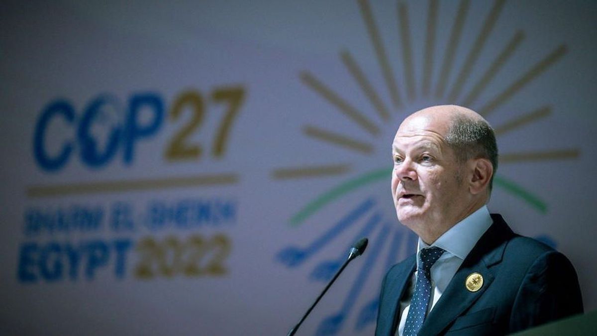 UN- Weltklimakonferenz COP27 - Kanzler Scholz 