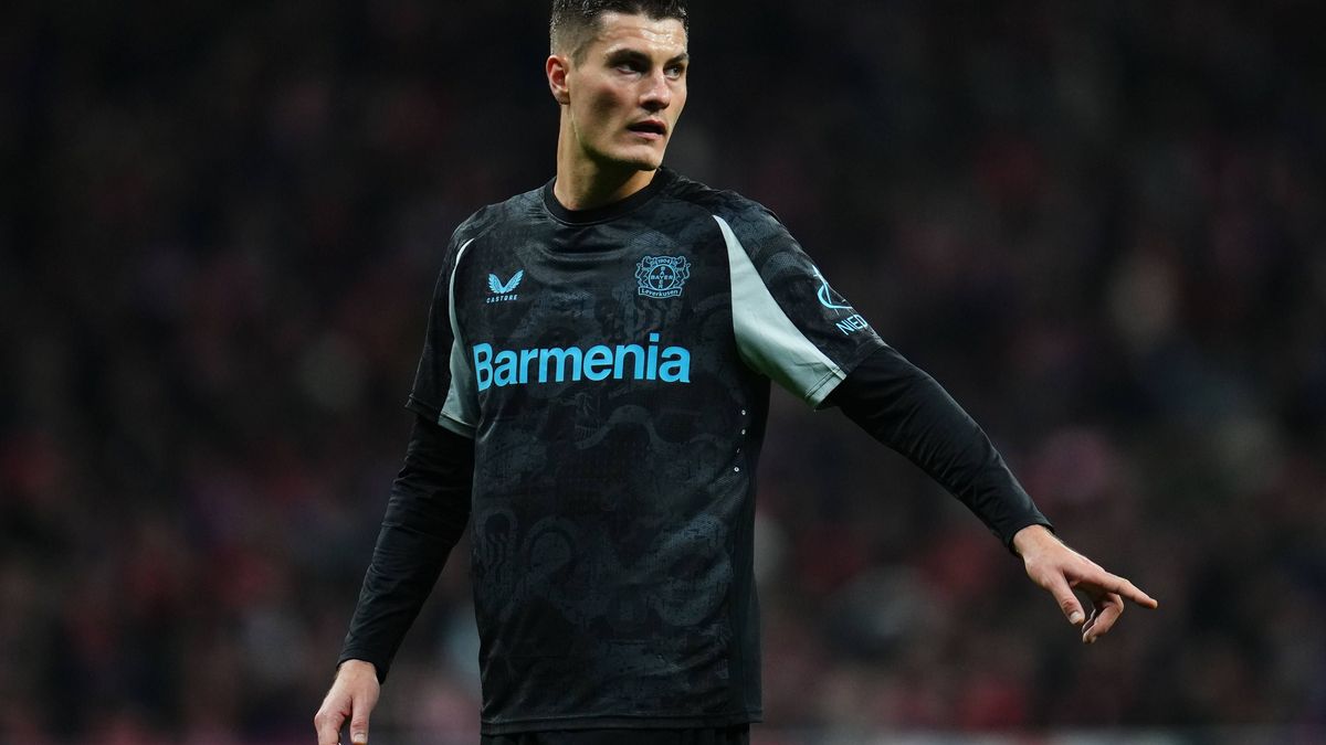 ESP: Atletico de Madrid v Bayer 04 Leverkusen. UEFA Champions League. Date 7 Patrik Schik of Bayer 04 Leverkusen during the UEFA Champions League match between Atletico de Madrid and Bayer 04 Lever...