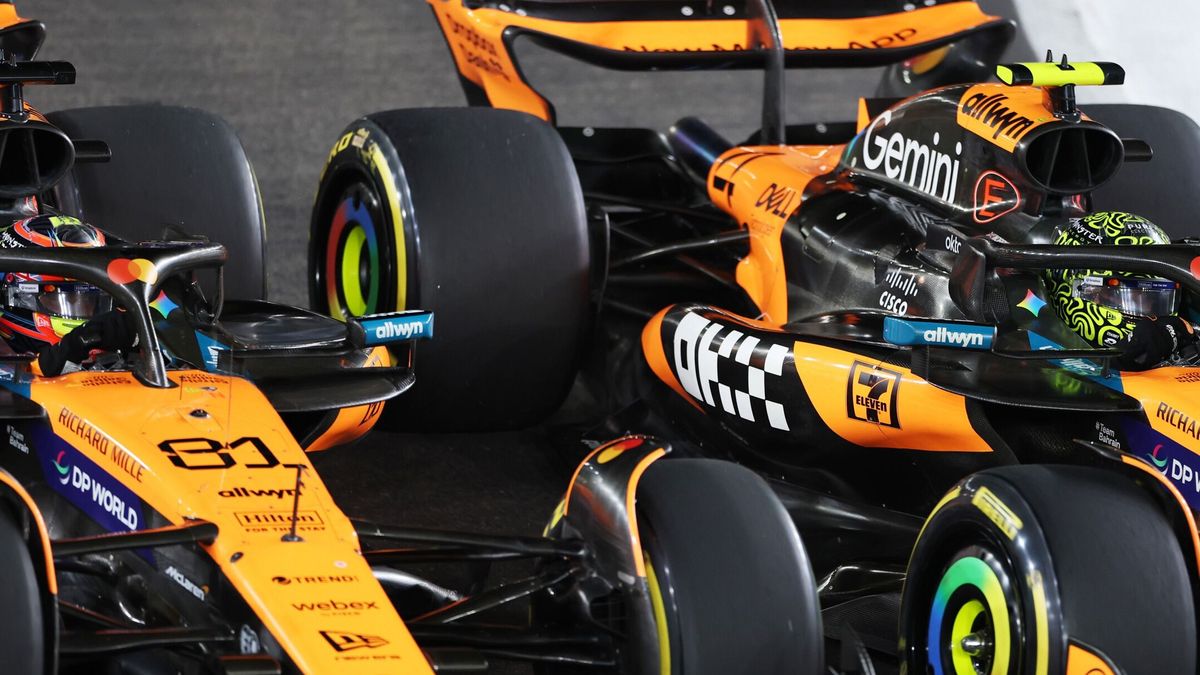 In Singapur kam es beim Start zum Kontakt zwischen Lando Norris und Oscar Piastri