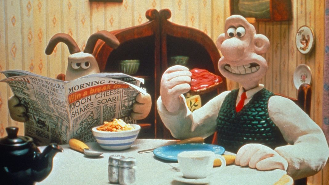 In der Folge "Die Techno-Hose" von "Wallace &amp; Gromit" werden die beiden von einem bösen Pinguin in einen Diamantendiebstahl verwickelt.