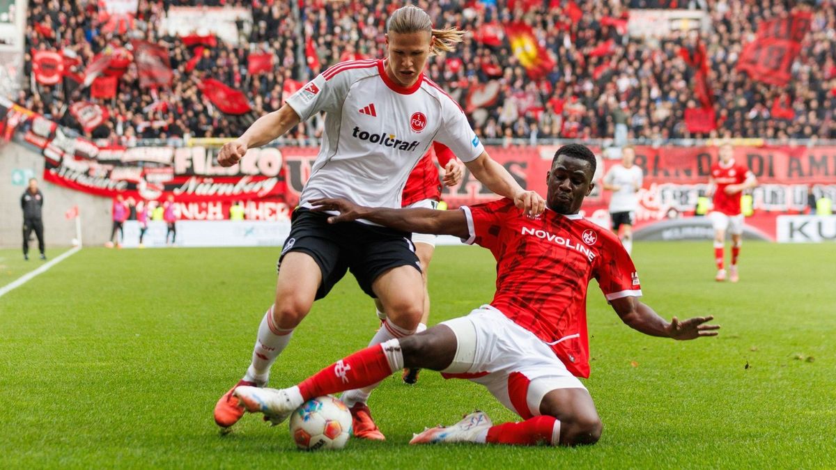 Intensives Duell zwischen Kaiserslautern und Nürnberg