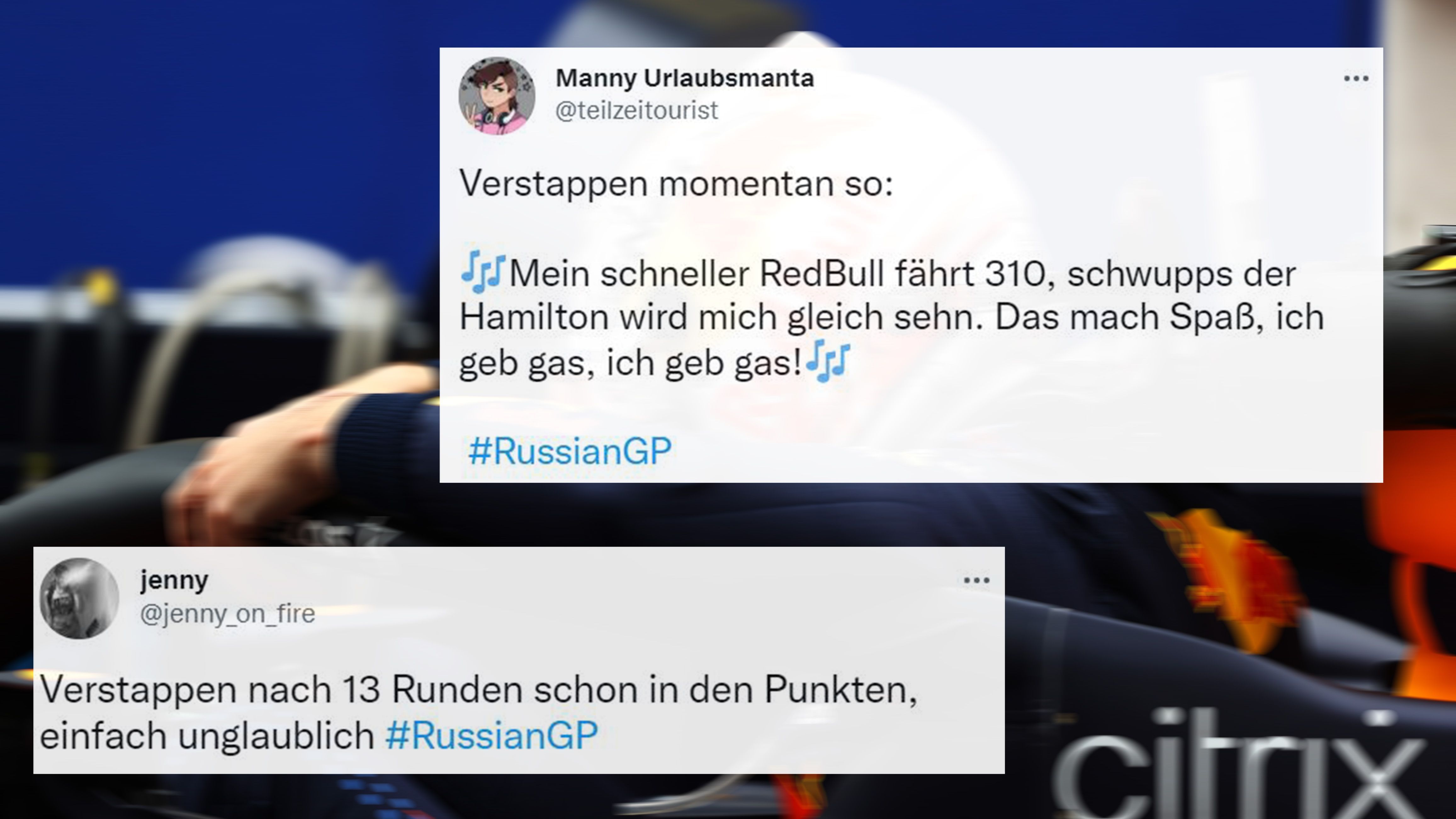 
                <strong>Verstappen holt stark auf - steckt dann aber im Stau</strong><br>
                Guter Start, dann Attacke: Max Verstappen holt anfangs aber mal richtig auf. Zwischenzeitlich befindet er sich sogar direkt hinter Lewis Hamilton, dann kommt aber der angesprochene Reifenvorteil zum Tragen. Am Ende zeigt sich dann aber wieder seine ganze Klasse, als er im Regen noch auf Platz zwei fährt.
              