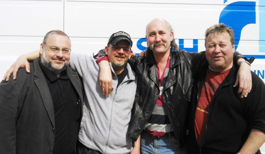 von links nach rechts: Gerd, Christoph, Rolf und Rüdiger
