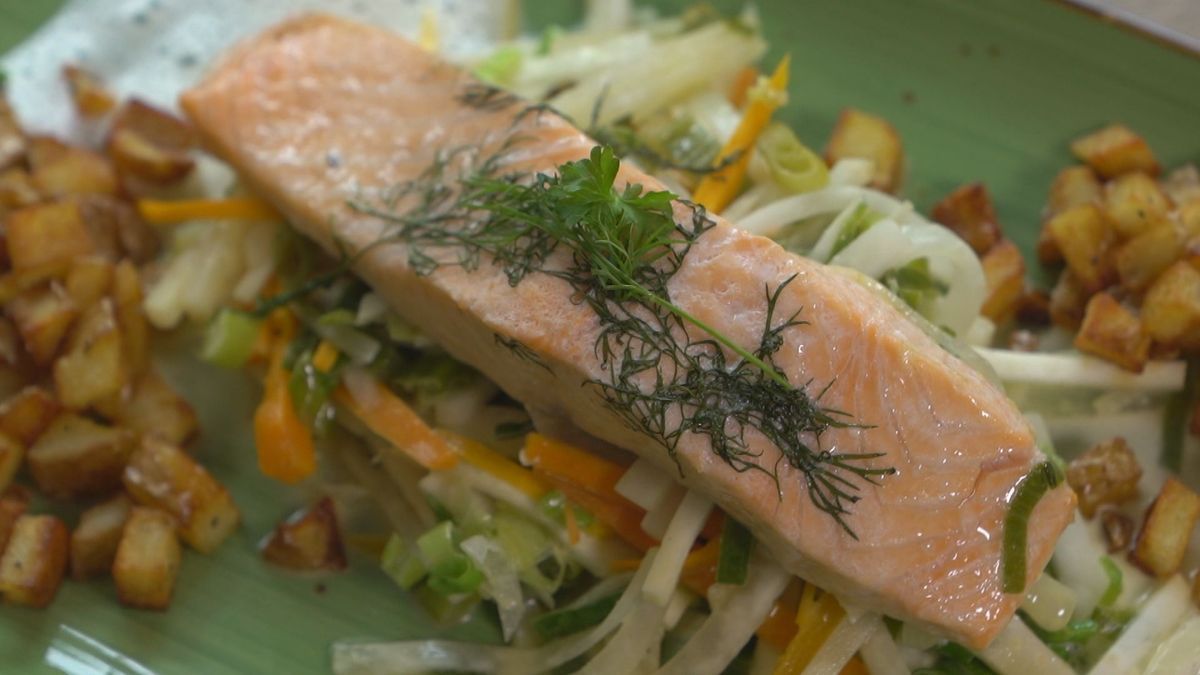 Lachs im Bratschlauch