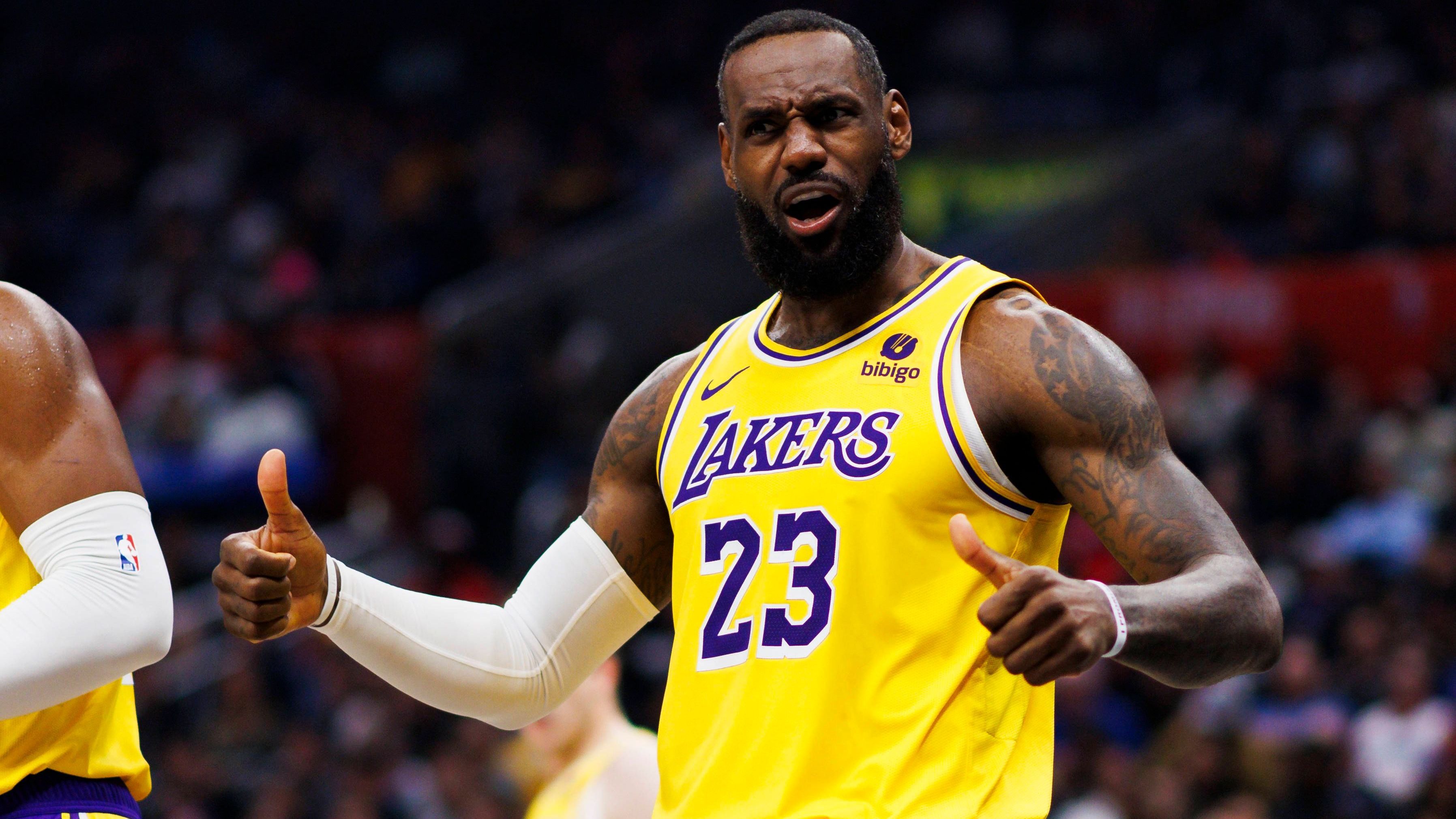 <strong>Los Angeles Lakers - Western Conference</strong><br>Aktuelle Bilanz: 34-29<br>Tabellenplatz: 9<br>Siegwahrscheinlichkeit Conference Finals: 0,4 Prozent<br>Siegwahrscheinlichkeit NBA-Finals: 0,0 Prozent