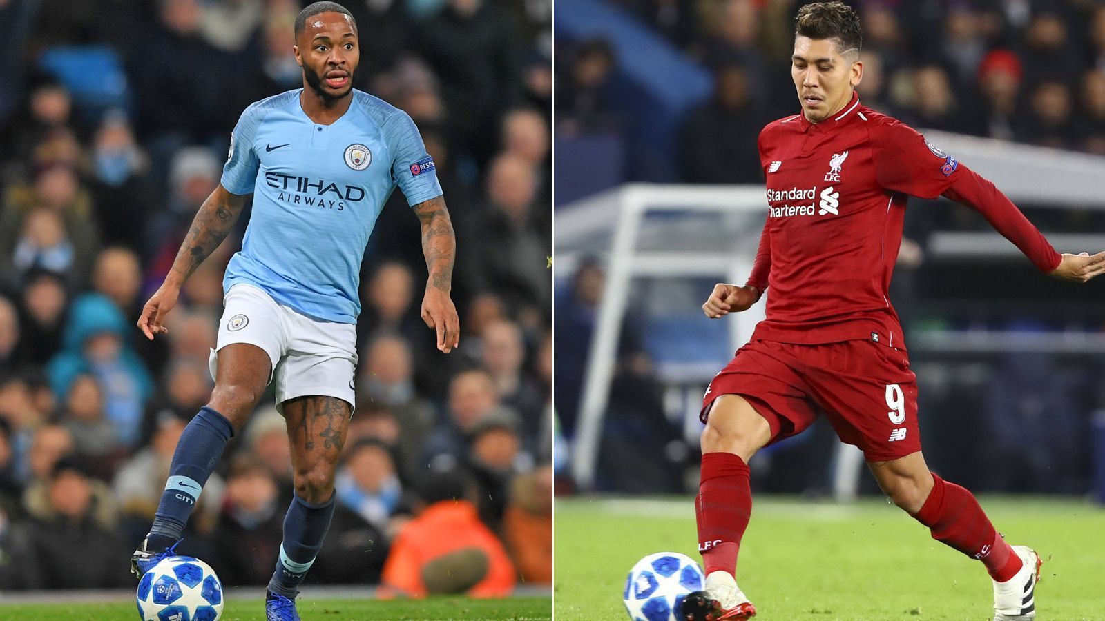 
                <strong>Rechtsaußen: Raheem Sterling vs. Roberto Firmino</strong><br>
                Beide Spieler sind on fire! Während Raheem Sterling in dieser Saison einmal mehr beweist, weswegen er zu den besten Flügelspielern der Premier League zählt. Beide sind enorm schnell auf der Außenbahn und sind variabel in der Ballannahme und -abgabe. Sterling schoss in der Saison 2018/19 bislang neun Tore, sein Liverpooler Gegenüber kommt auf sieben Treffer. Er glänzte zuletzt mit einem Dreierpack im Spiel gegen den FC Arsenal. Der 24-jährige "Citizen" steuert zwar mehr Assists bei, dafür verteilt Firmino mehr Bälle an seine Kollegen. Ein Duell auf Augenhöhe. Punkt für beide - 5:6
              