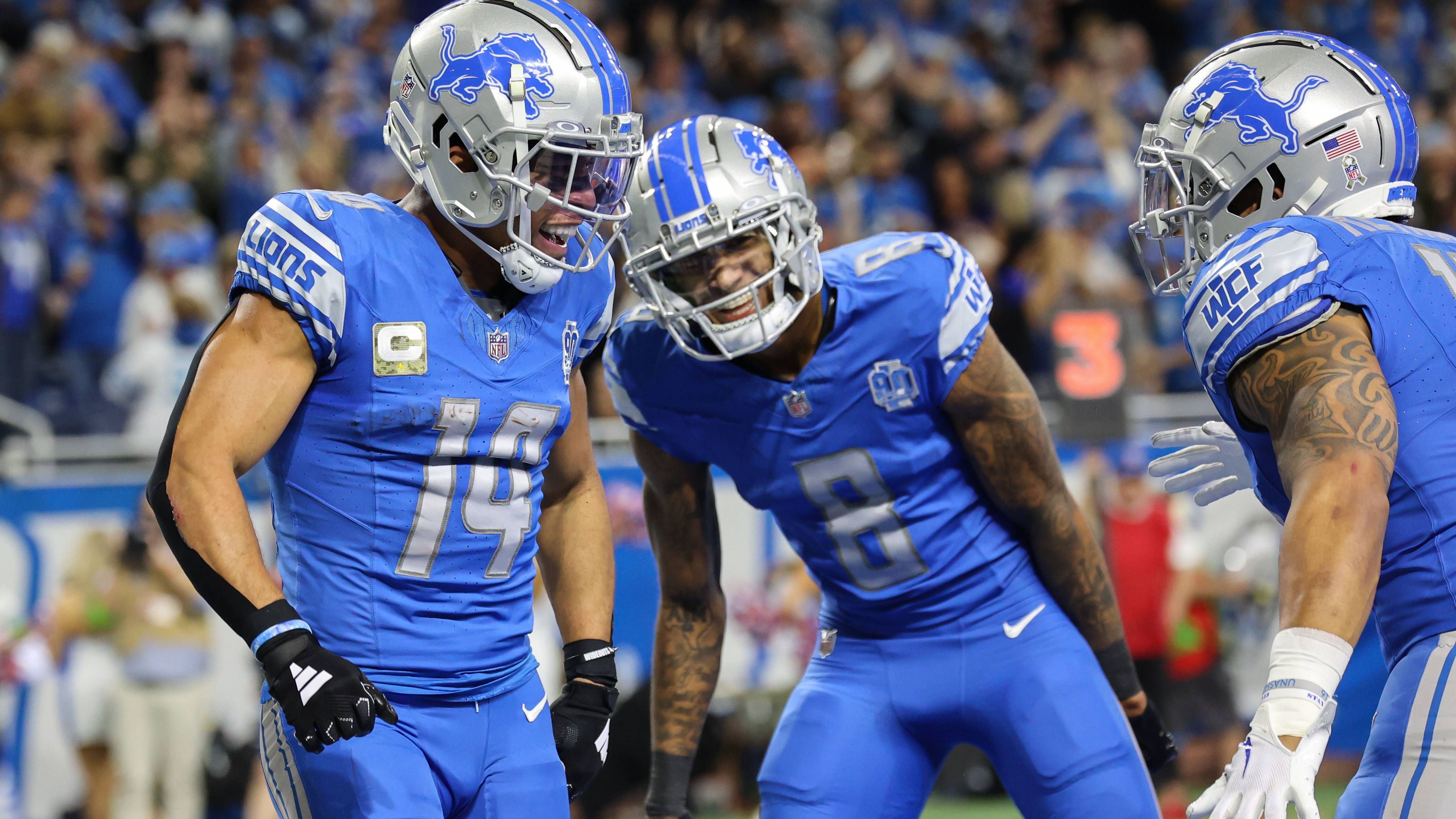 <strong>Platz 4 (geteilt): Detroit Lions</strong><br>Wettquote: -8.000 (bei einem Einsatz von 8.000 US-Dollar beträgt der Gewinn 100 US-Dollar)