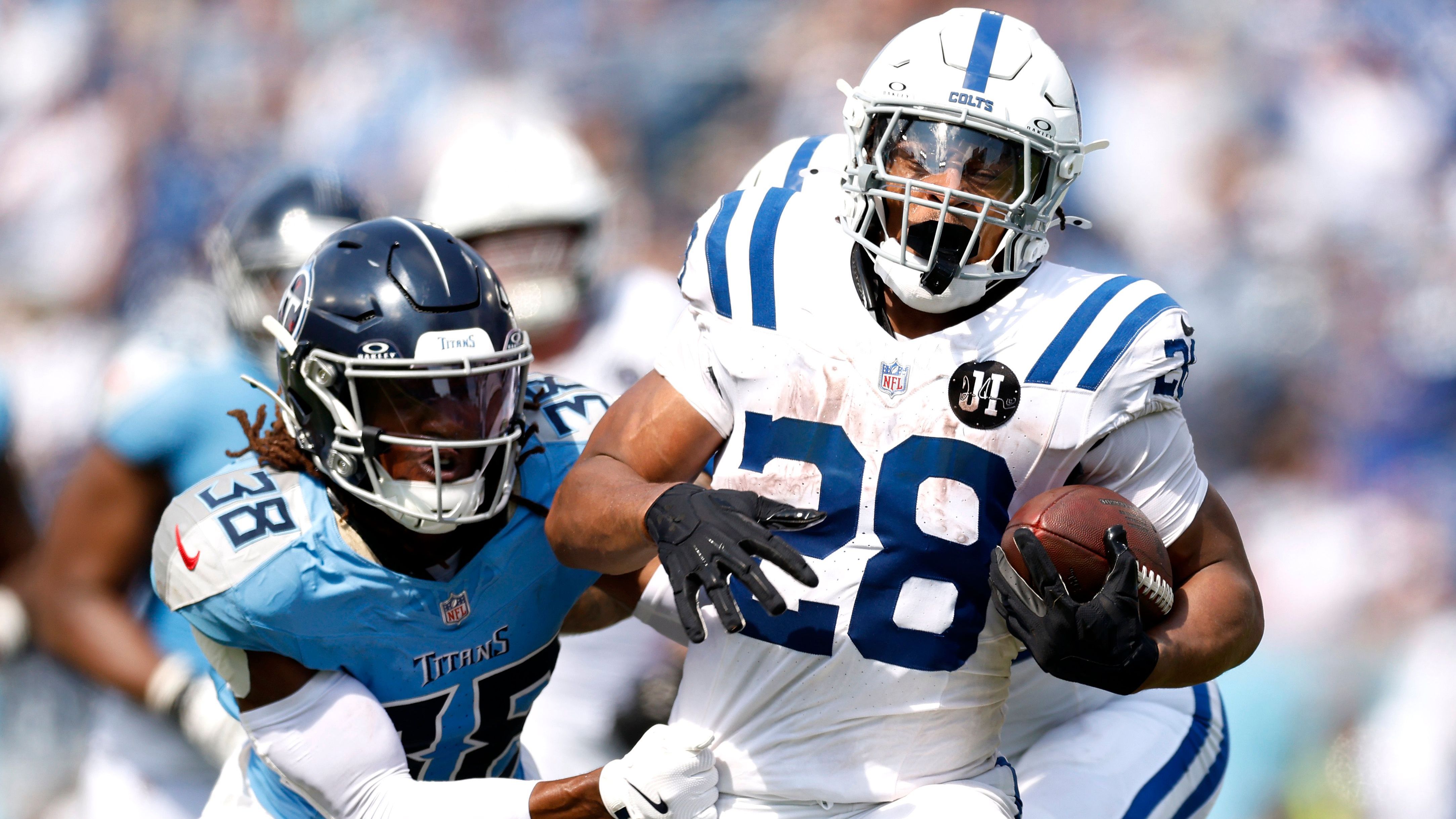 <strong>AFC Offense: Jonathan Taylor (RB, Indianapolis Colts)</strong><br>118 Scrimmage Yards (102 Rushing, 16 Receiving), 3 Touchdowns