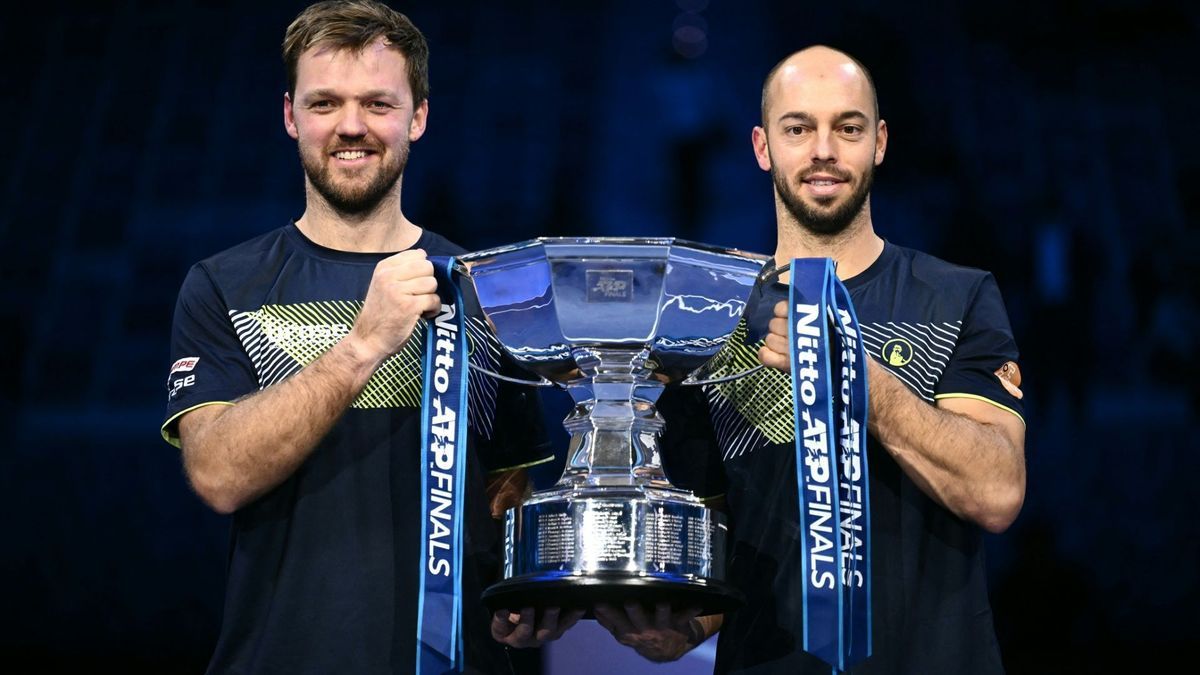 Erster großer Titel für Keivn Krawietz (l.) und Tim Pütz