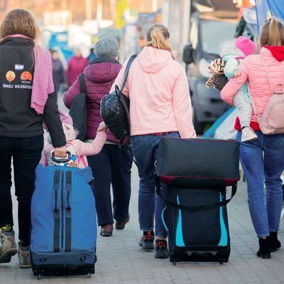 Geflüchtete Frauen und Kinder aus der Ukraine