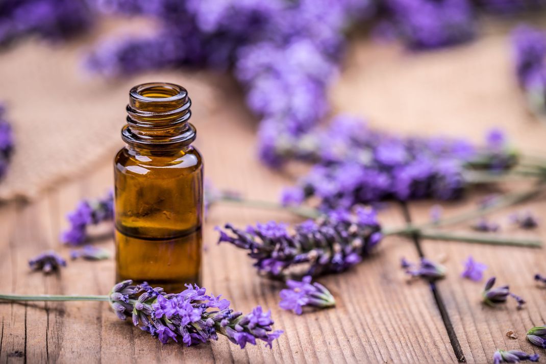 Lavendel funktioniert auch als Öl wunderbar.