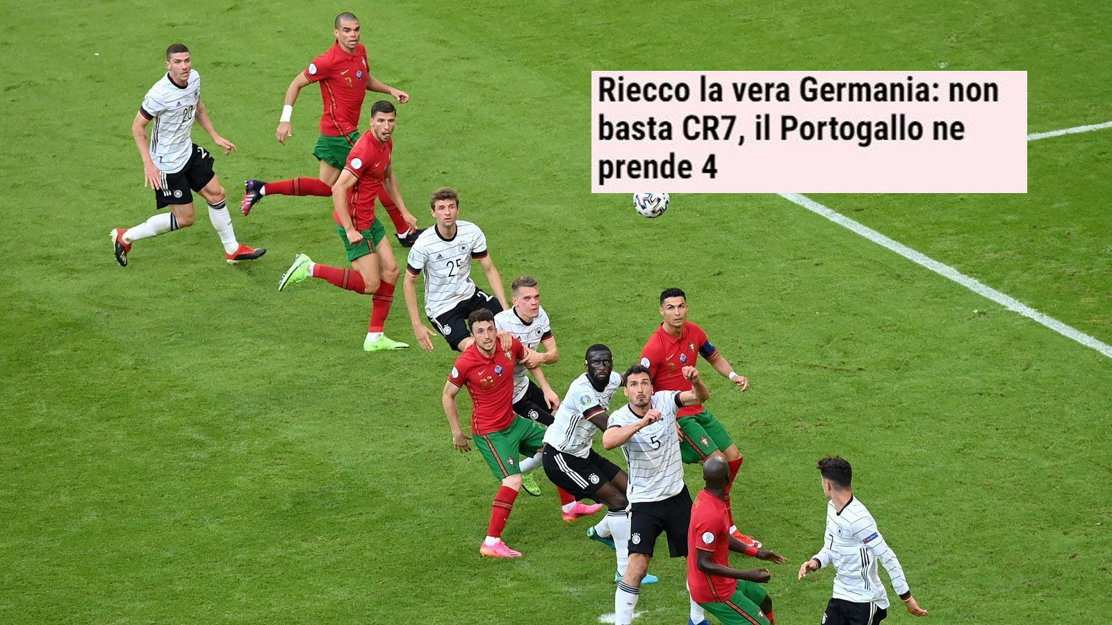 
                <strong>Gazzetta dello Sport (Italien)</strong><br>
                "Das echte Deutschland ist zurück: CR7 reicht nicht, Portugal bekommt vier eingeschenkt. Ronaldo eröffnet den Tanz. Aber dann übernehmen die Deutschen."
              