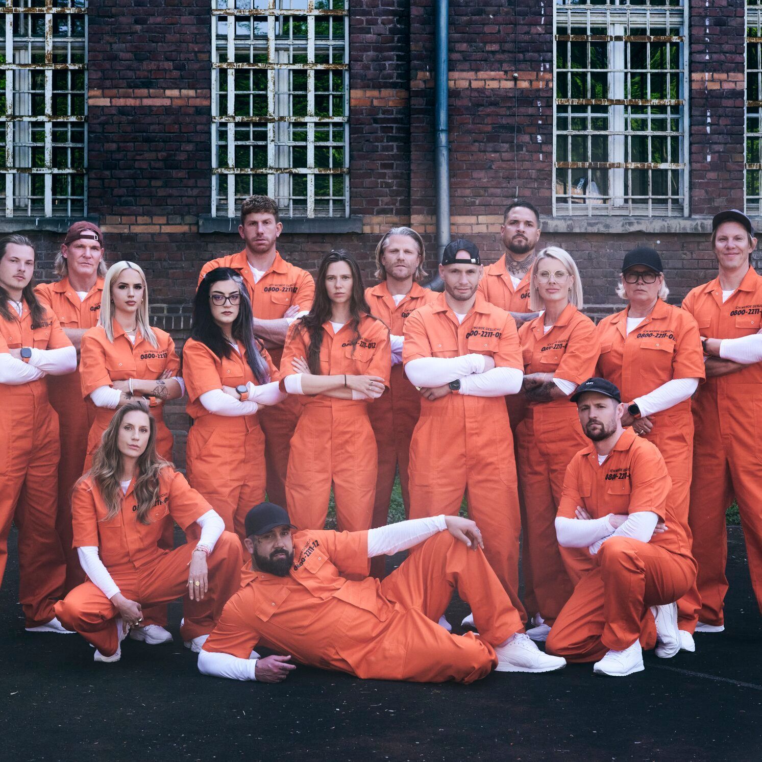 Die Teilnehmer von "The Most Wanted" 2025: Gabriel Kelly; Steff Jerkel; Gina; Elena Gruschka; Parshad Esmaeili; Lars Tönsfeuerborn; Ann-Kathrin Bendixen "Affe auf Bike"; Paul Janke; Uwe Schüder "Flying Uwe"; Zico Banach; Pia Tillmann; Cbas; Claudia Effenberg; Simon Gosejohann