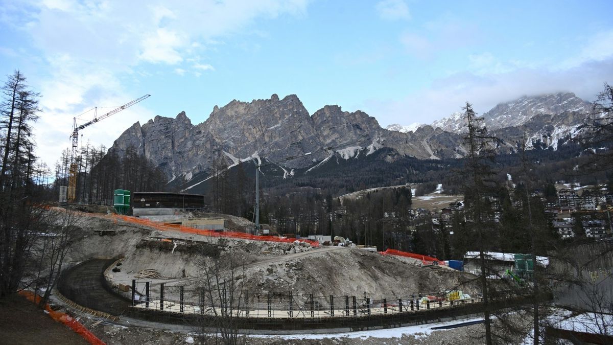 In Cortina d&apos;Ampezzo wird gebaut