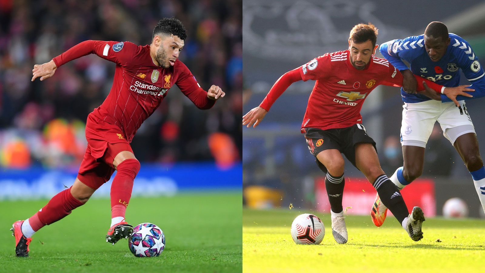 
                <strong>Offensives Mittelfeld: Alex Oxlade-Chamberlain versus Bruno Fernandes </strong><br>
                Dieses Duell geht klar an Bruno Fernandes. Der Portugiese ist DIE Verstärkung der letzten Jahre, bringt das Offensivspiel der "Red Devils" auf ein neues Level. Der 26-Jährige kommt in der laufenden Premier League Saison auf phänomenale 18 Torbeteiligungen in 17 Spielen. Seine Leistungen werden gewürdigt: Der Offensivstar wurde seit seiner Verpflichtung vor einem Jahr schon viermal als Spieler des Monats ausgezeichnet. Das gab es in der Premier-League-Geschichte noch nie. Oxlade-Chamberlain kommt dagegen nach der schweren Knieverletzung erst langsam in Fahrt. Er steht erst vor dem vierten Saisoneinsatz. Punkt Fernandes, 5:3 ManUtd.
              