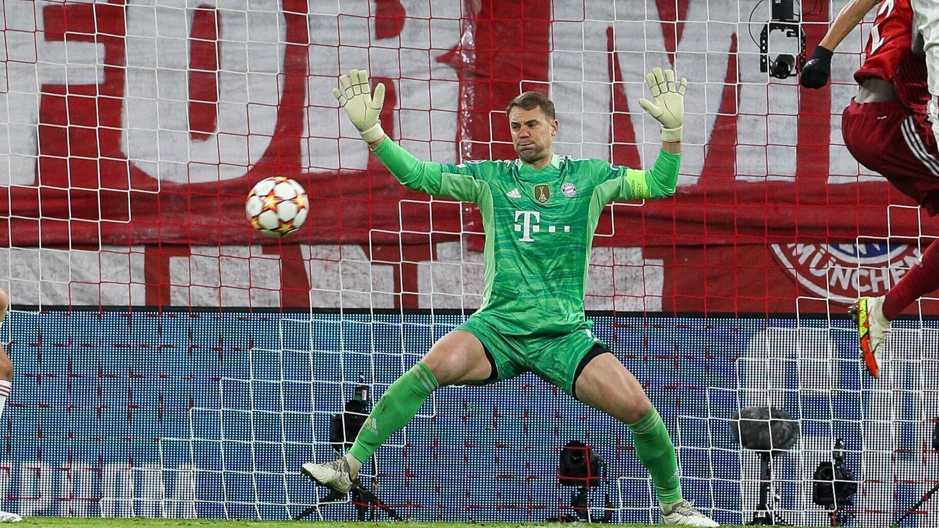 
                <strong>Manuel Neuer</strong><br>
                Der Kapitän ist wenig beschäftigt im ersten Durchgang, beim Gegentor machtlos. In Hälfte zwei wird es noch ruhiger um Neuer. Größter Aufreger ist sein Wegrutschen bei einem Abschlag, bevor er bei Benficas zweitem Treffer nicht glücklich aussieht. Per wuchtigem Hieb bereitet er Lewandowskis dritten Treffer vor. ran-Note: 3
              