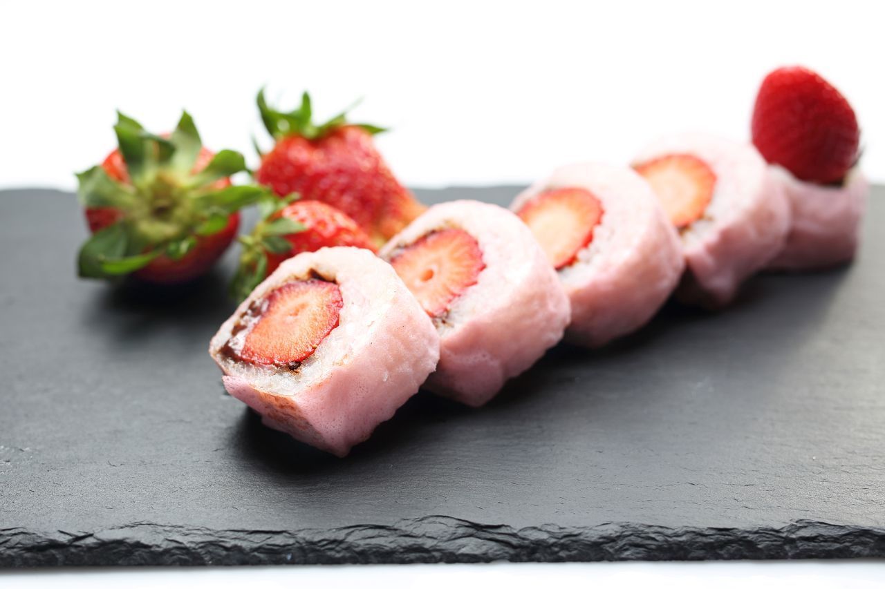 Mit Erdbeere und Schokolade: So ein Sushi macht süchtig!