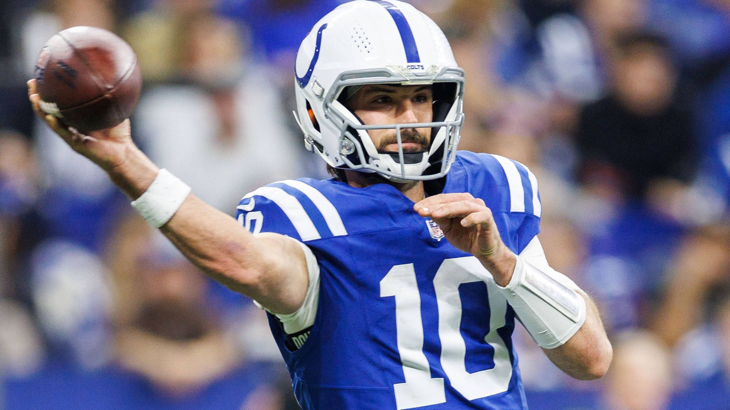 <strong>Platz 25: (geteilt) Indianapolis Colts</strong><br>Gesamtentfernung: 191 Yards <br>Passing Touchdowns insgesamt: 18<br>Häufig eingesetzter Quarterback: Gardner Minshew (15 TDs in 17 Spielen)