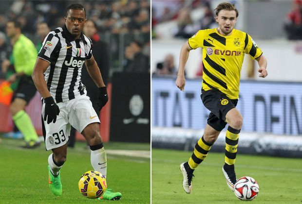 
                <strong>Patrice Evra vs. Marcel Schmelzer</strong><br>
                Schmelzer zeigt nach dem Handbruch in der Hinrunde und sieben Wochen Pause langsam aufsteigende Tendenz. Aber an die Leistung des 33-jährigen Franzosen Patrice Evra kommt er noch nicht heran. Sieg für Juventus: Juve 4:3 BVB.
              