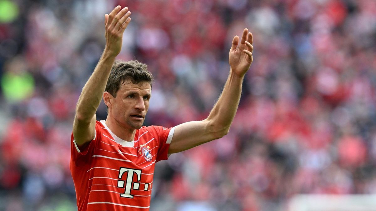 Thomas Müller würde gerne mit Kane im Team spielen