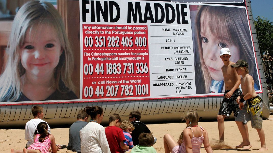 Nach dem Verschwinden von Maddie McCann 2007 begann eine großangelegte Suchaktion.