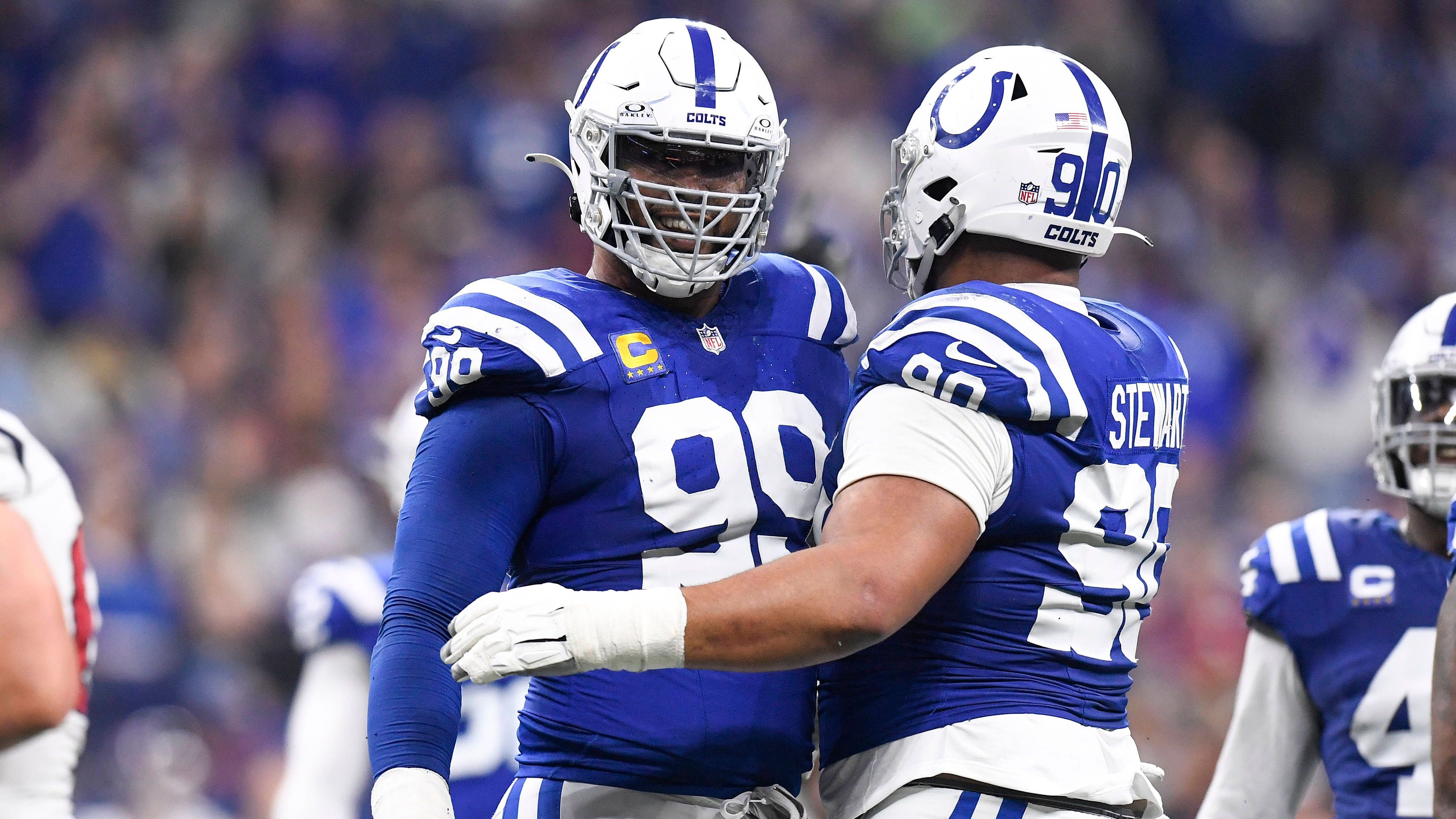 <strong>Platz 4: Indianapolis Colts - 61,1 Millionen US-Dollar</strong><br>Anzahl der Spieler: 12<br>Top-Verdiener: DeForest Buckner (DT) - 22,8 Millionen US-Dollar<br>Durchschnitts-Cap-Space pro Spieler: 5,1 Millionen US-Dollar<br>Prozentualer Anteil der D-Line am Cap Space: 23,44%