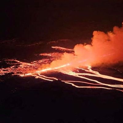 Grindavik auf Island - bisher längster und stärkster Vulkanausbruch 