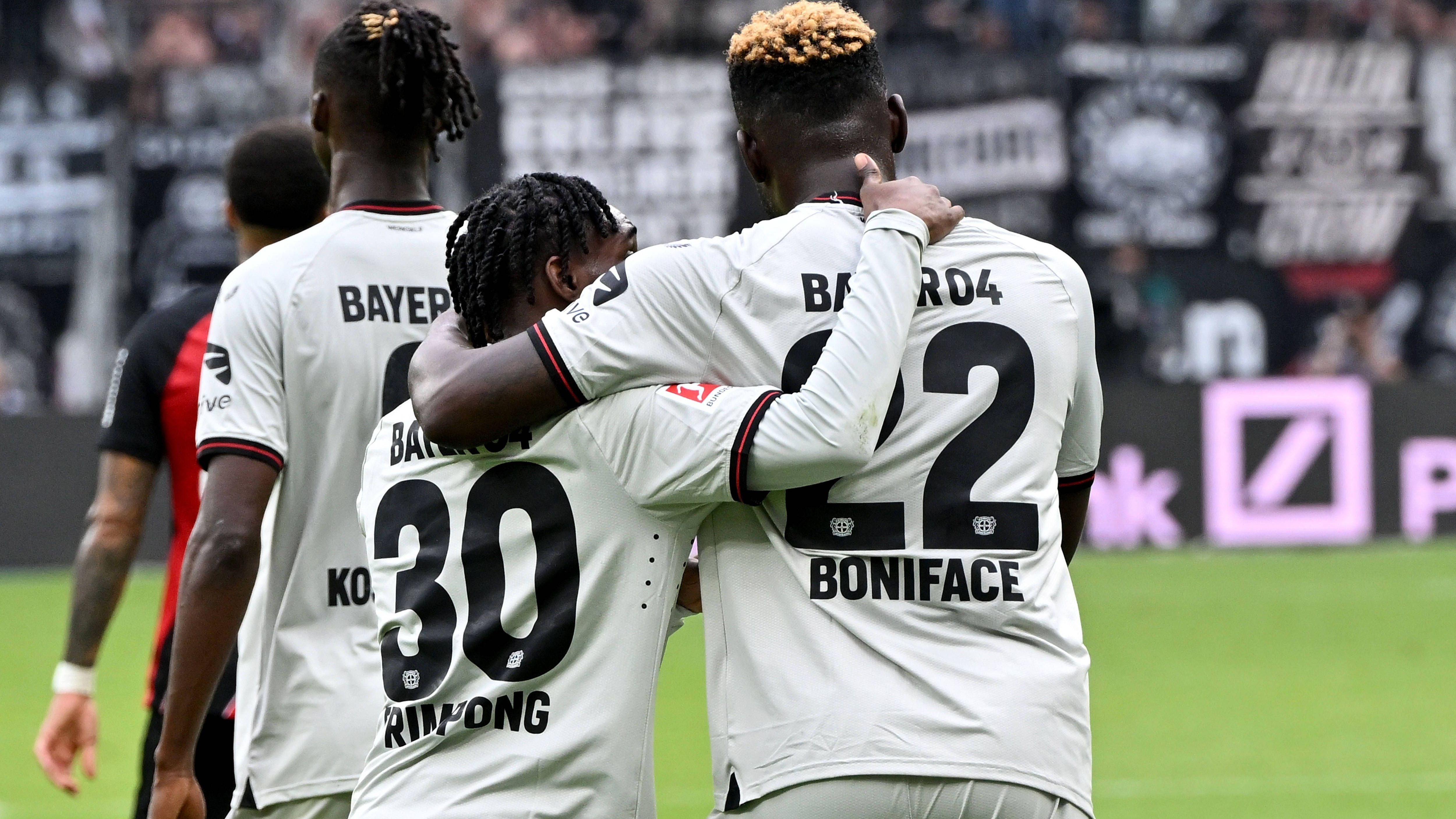 <strong>Eintracht Frankfurt - Bayer 04 Leverkusen (1:5)</strong><br>- Torschütze: Victor Boniface (89.)<br>- Wettbewerb: Bundesliga, 32. Spieltag (05.05.2024)