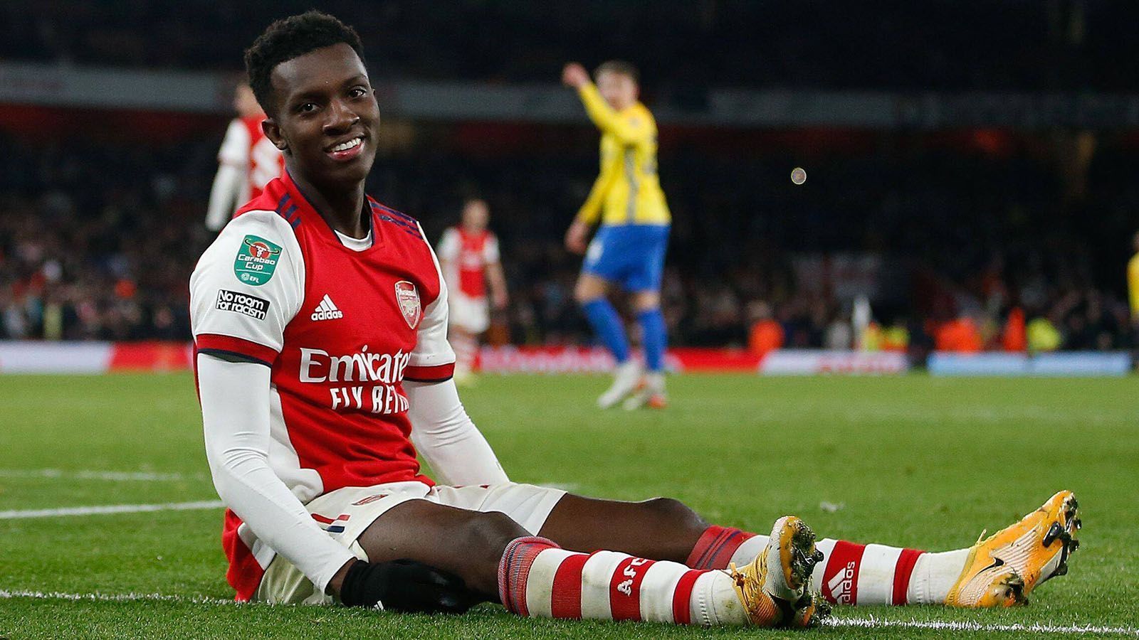 
                <strong>Eddie Nketiah (FC Arsenal) </strong><br>
                Ein weiterer Kandidat für die Offensive ist Eddie Nketiah. Ein Transfer des Engländers soll aber aus zwei Gründen eher geringer priorisiert werden. Zum einen dürfte der 22-jährige Engländer (zehn Millionen Euro Marktwert laut transfermarkt.de) nicht im Budget der Gladbacher liegen, zum anderen soll es klubintern Zweifel an Nketiah geben. Nicht alle Verantwortlichen glauben demnach daran, dass er sich am Niederrhein durchsetzten könnte.
              