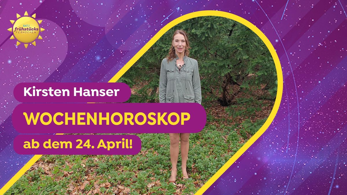 Wochenhoroskop 24.4.2023